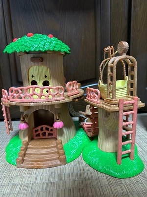 Sylvanian Families Baby Playground Tree House Elevator Gondola Used