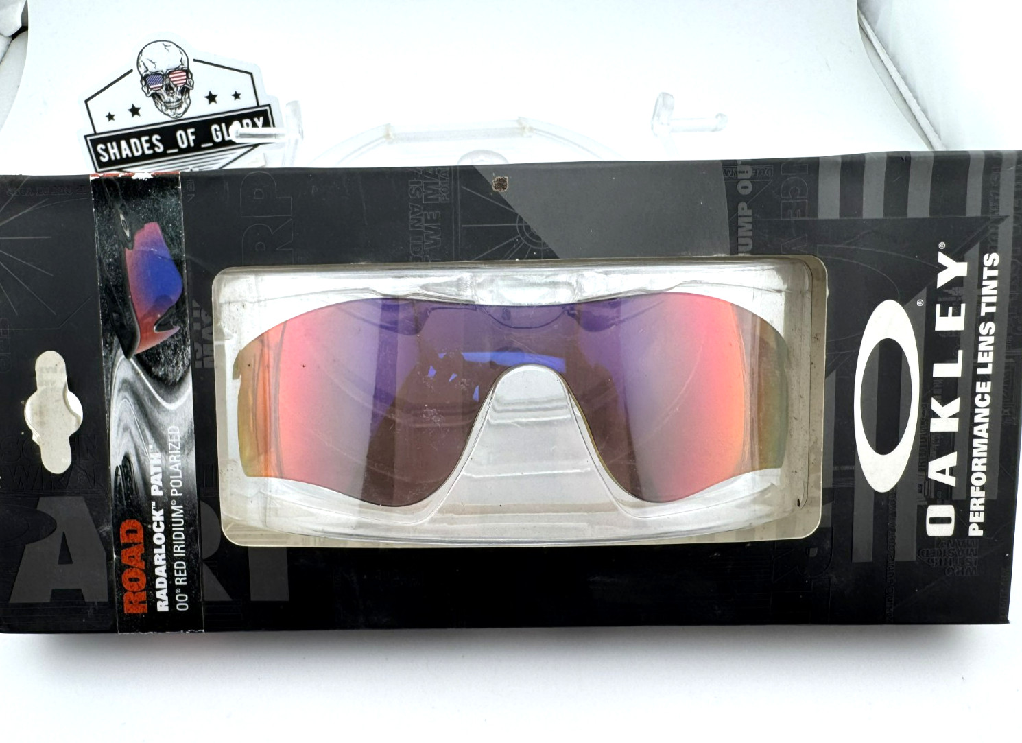 OAKLEY RADARLOCK PATH OO RED IRIDIUM POLARIZED LENS SUNGLASSES AUTHENTIC RARE 9