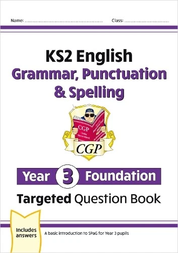 CGP Books KS2 English Year 3 Foundation Grammar, Punctuation & Spell (Paperback) - Picture 1 of 1