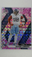 Jeffery Simmons - Pink Camo Prizm 2025 Panini Mosaic - Titans #81 Football💎