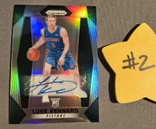 2017 Prizm #171 Luke Kennard Rookie Silver Auto (RC) Autograph LA Lakers 