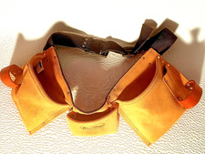 NEW Rooster Suede Leather Tool Belt Carpenter Work Belt Beige Adjustable