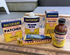 NOS Vintage Coast To Coast Master Craft Shotgun Cleaning Kit 16 Ga. Gun Oil Can