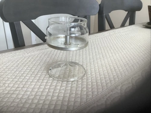 Vintage Pyrex Glass Percolator Stem & Basket 4-6 Cup No Top Filter