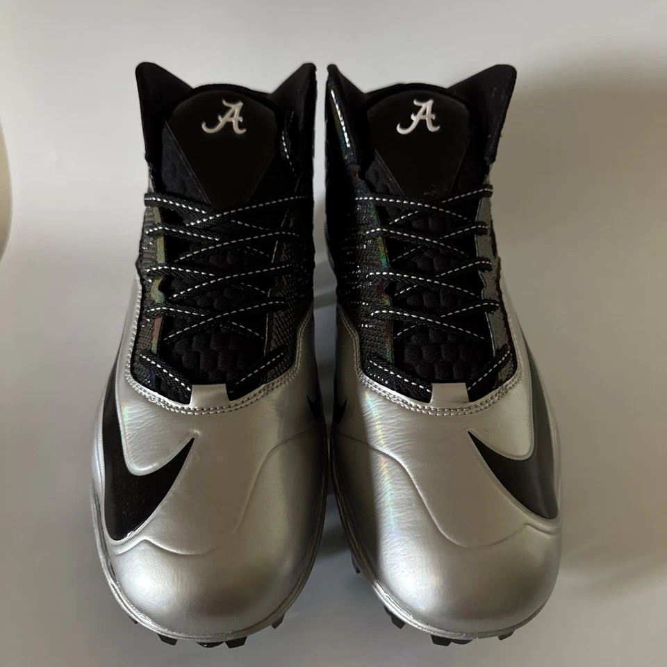 Nike Mens 12.5 ZOOM CODE ELITE 3/4 TD SMU Lineman PE Football Cleats 698229-001 - Image 3 of 4