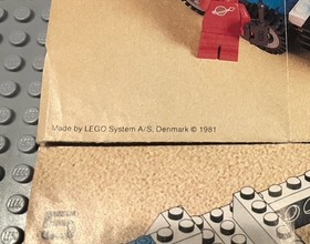 LEGO Space All-Terrain Vehicle 6927 - 100% Complete w Box 1981 Manual Brochure