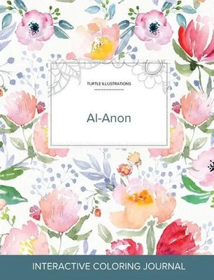 Adult Coloring Journal | Al-Anon (Turtle Illustrations, La Fleur) | Wegner