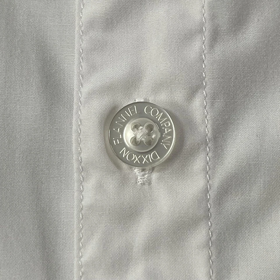 Camisa Dixxon Para Hombre Pequeña Blanca Rendimiento Mezcla Bambú Abotonada Manga Larga Foto 4 de 4