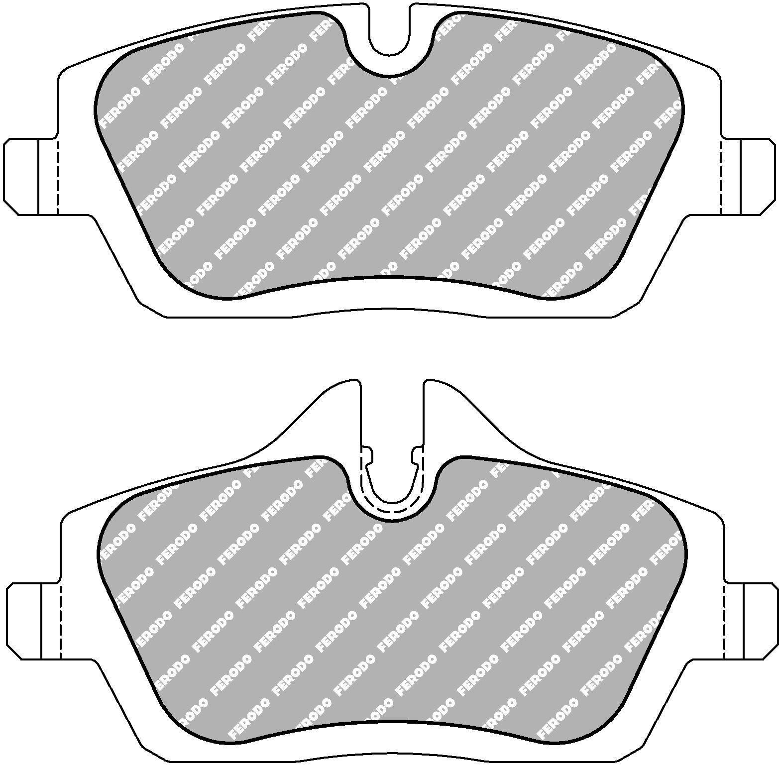 Front Ferodo DS1.11 Brake Pads for BMW 1 Series E81 E87 116i 116d 118i 118d