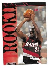 AARON MCKIE 1994-95 HOOPS ROOKIE CARD BORDER ERROR. rookie card picture