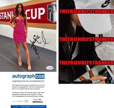 Jackie Redmond signed "NHL" 8x10 Photo WWE Autograph RAW t SEXY Hot ACOA COA