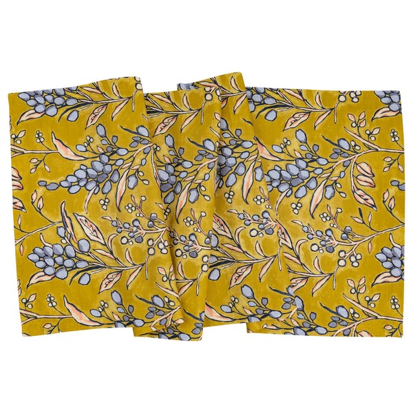 Sander Jules TischläUfer LäUfer Tischdecke Tischband Druck Blumen 50X140 Safran-image