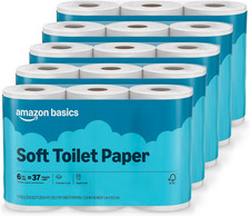 Fsc-Certified 2-Ply Septic-Safe Toilet Paper, Soft, 350 Sheets per Roll, 30 Roll