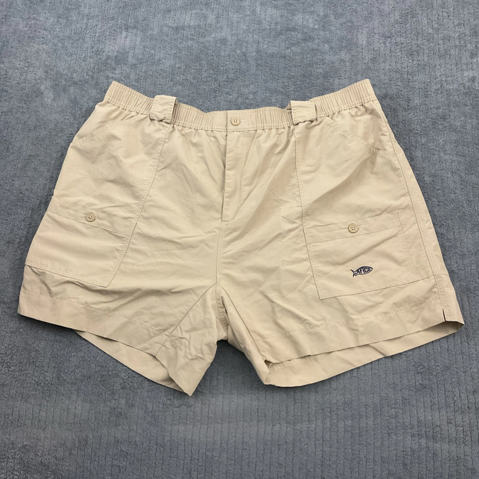 AFTCO Original Fishing Shorts Mens 46 Cargo Elastic Waist Outdoors Nature Beige
Opens in a new windo