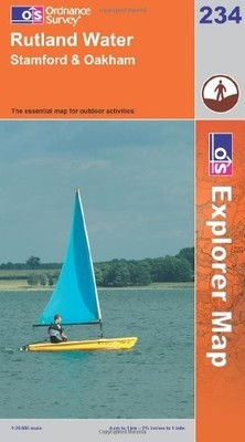 Rutland Water, Stamford and Oakham (Explorer Maps) by Ordnance Survey 0319238067