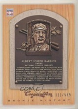 2012 Panini Cooperstown Bronze History 111/599 Al Barlick #4 HOF sh7
