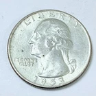 1953 D Washington Quarter - 90% Silver - Circulated Coin #5151