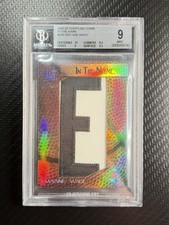 2006 Topps Big Game In The Name Jersey Relic Letter Dwyane Wade 1/1 BGS 9