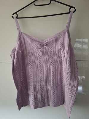 Stricktop Rosa Damen Spagettiträger Pageone XL