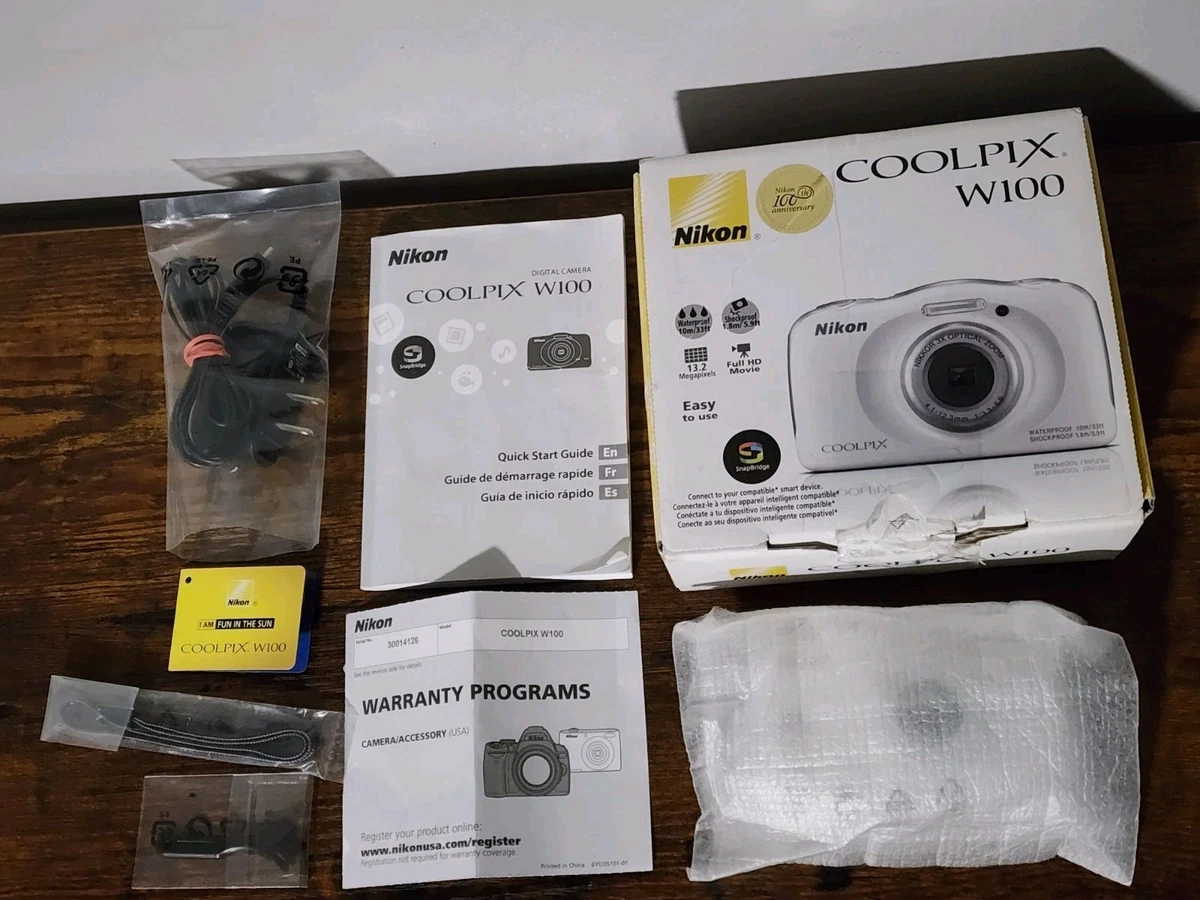 Nikon Coolpix W100 Digital Cameras for Sale | Shop New & Used
