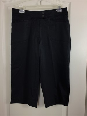 Tail Activewear Black Golf Capri Pants 