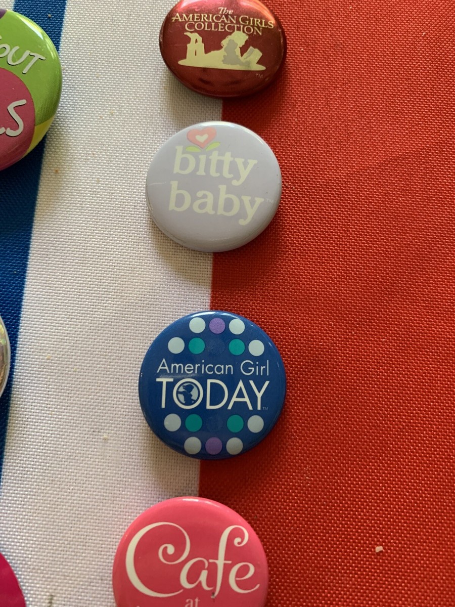 Girl's, American Girl Themed Pins-Bitty baby, Doll Hair Salon
