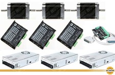 Kit CNC driver bipolare DE Free 3 assi Nema34 CNC 34HS1456B 5,6A 116 mm 1232 oz-in