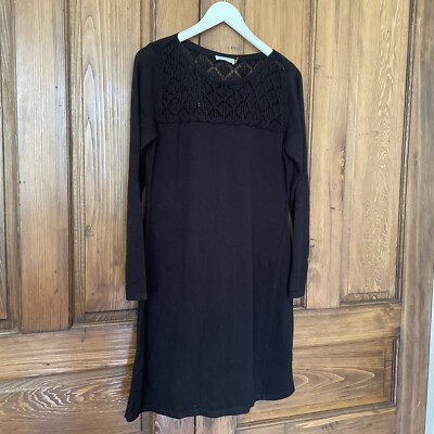 calvin klein black sweater dress Parker