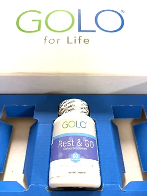 ✳️🔥 GOLO Release Rest & GO Dietary Supplement 60 Capsules New Sealed ✳️🔥