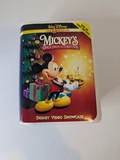 2000 Mickey's Once Upon a Christmas McDonalds Happy Meal Toy Mickey W/ Box