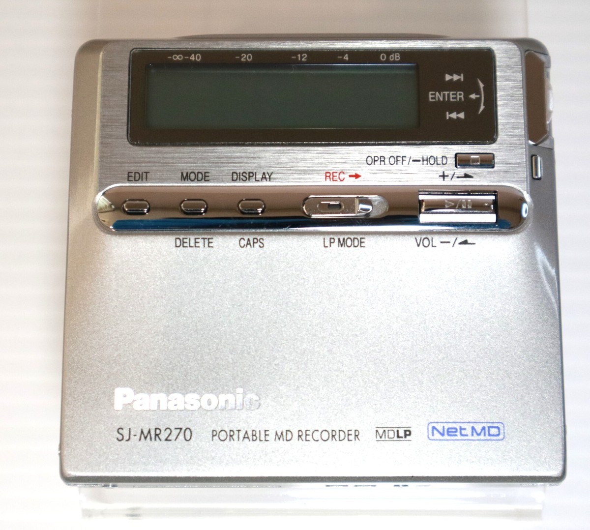 Panasonic MD Portable Mini Disc Player Walkman SJ-MR270