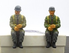 Mini Forma German Soldiers Sitting Two Different