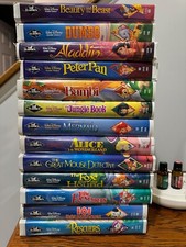 Lot of 13 Disney Black Diamond Classic VHS Tested 