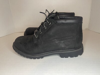 Timberland Women's Nellie Waterproof Chukka Work Boots Black Size