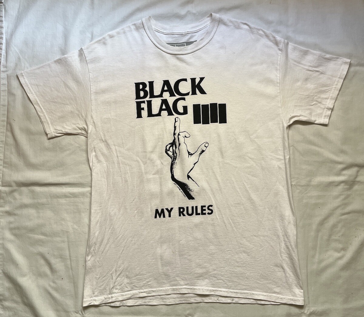 Vintage 80s Black Flag My Rules Shirt Large | eBay 