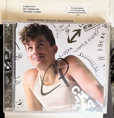 Charlie Puth CHARLIE 直筆サイン入り Charlie Puth CHARLIE 直筆サイン入り