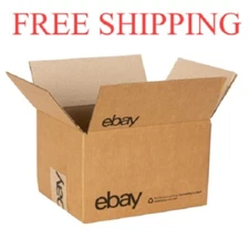 eBay-Branded Boxes With Black Color Logo 12" x 6" x 6" FREE SHIPPING
