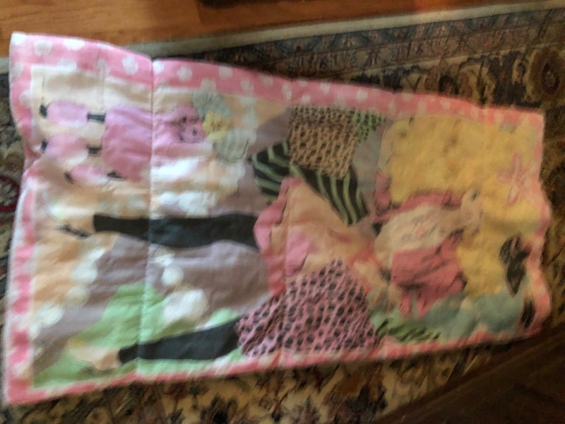Vintage Barbie doll sleeping bag kids children 1989