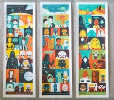 Dave Perillo Star Wars Trilogy Set - Limited Edition Screenprints COAs