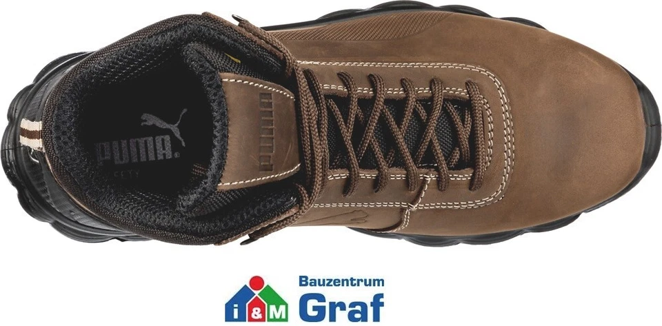 PUMA Safety Condor Marrone Mid Sicurezza S3L ESD, Taglie 41 - 46 A Scelta - Immagine 4 di 4