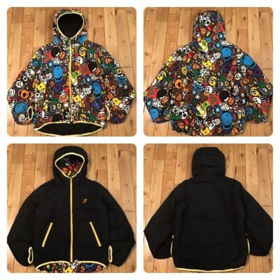 BAPE Reversible Animal Safari Milo hoodie batting jacket A Bathing