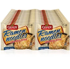 Gefen Ramen Noodle Chicken Flavor 3 Ounce Pack of 24 Premium Quality Noodles