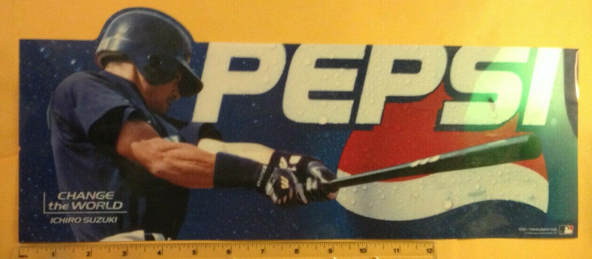 2002 ICHIRO SUZUKI - Seattle Mariners- Pepsi Promo Material- Two