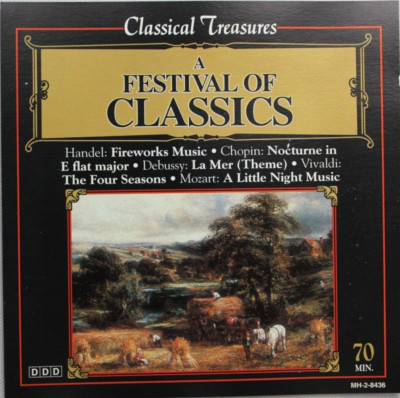 CLASSICAL TREASURES A FESTIVAL OF CLASSICS [USED CD] NOCTURNE IN E FLAT MINOR