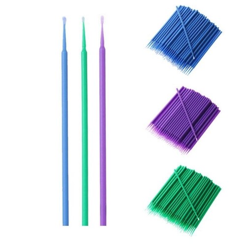 100 pcs Brushes Paint Touch-up Pen Disposable Dentistry Car Applicator Stick - Picture 4 of 11