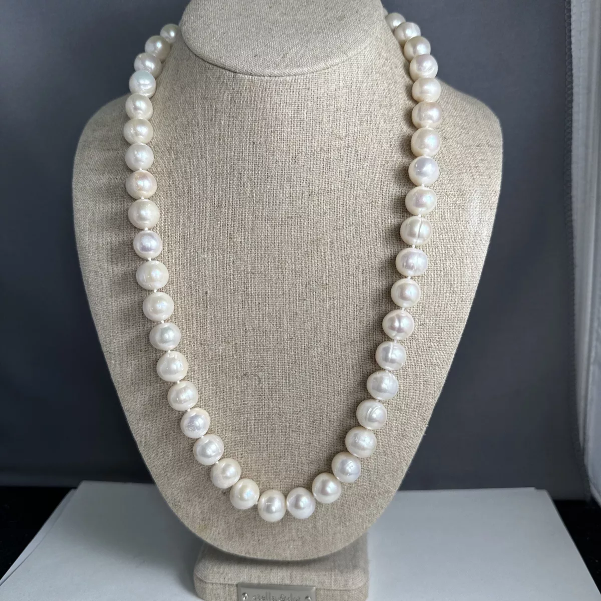 7.5-8.0 mm 16 Inch AAA White Freshwater Pearl Necklace – Pearl Paradise