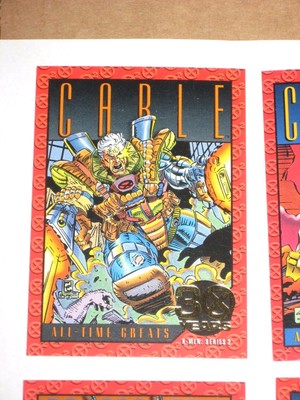 1993 X-MEN SERIES 2 30 YEARS GOLD FOIL STAMPED 9 CARD INSERT CHASE 
