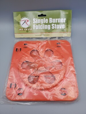 Rothco Single Burner Sterno Fuel Folding Stove Camping Camp 365 NEW Backpacking
