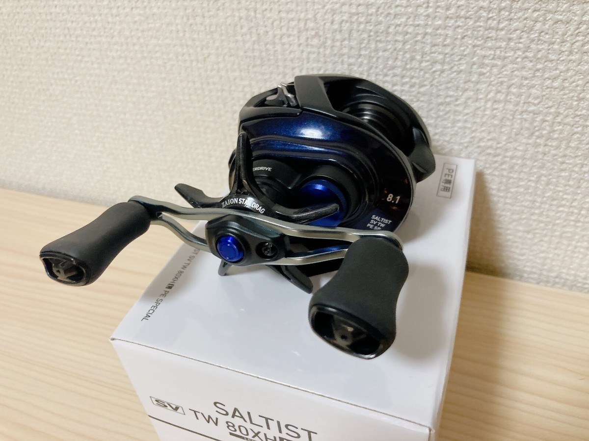 Daiwa Baitcasting Reel 23 SALTIST SV TW 80XHL PE SPECIAL