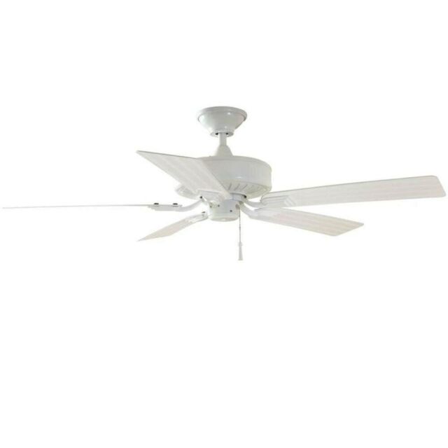 Hampton Bay Barrow Island Ceiling Fan 52 in. Indoor/Outdoor White